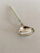 Hans Hansen Amalie Serveringske i Sterling Sølv med Hvidt Plast Håndtag