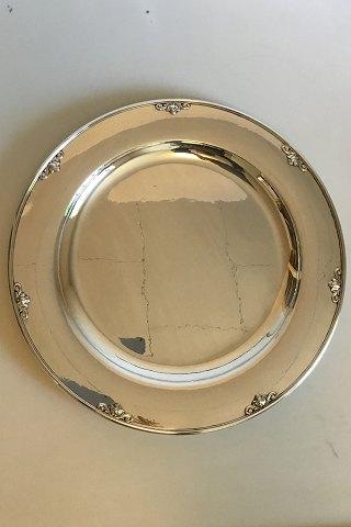 Georg Jensen Sterling Silber King Großes Rundes Fleisch- oder Fischgericht Nr. 642 S