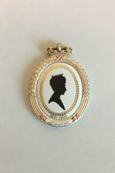 Royal Copenhagen Flora Danica Silhouette Platte Dronning Louise af Sverige-Norge