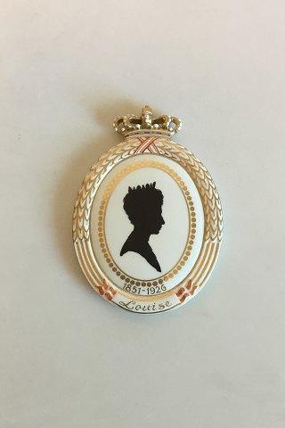 Royal Copenhagen Flora Danica Silhouette Platte Dronning Louise af Sverige-Norge