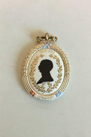 Royal Copenhagen Flora Danica Silhouette Platte Kong George of Grækenland No RC-S5