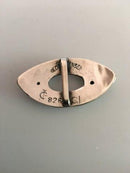 Early Georg Jensen Silver Belt Buckle in 826 S. from 1909-1914