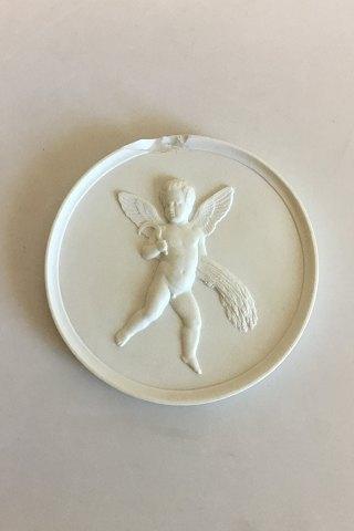 Bing og Grøndahl Bisquit Platte "Agerdyrkningens Genius"