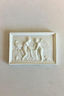 Royal Copenhagen Bisquit "Amor und Ganymed beim Würfeln" Teller