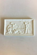 Bing & Grondahl Bisuit Plate "Amor taken prisoner by the gratuities"