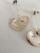 ジョージ ジェンセン トルンのスターリングシルバー・ピアス No 372A