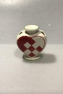 Aluminia Julehjerte i rødt