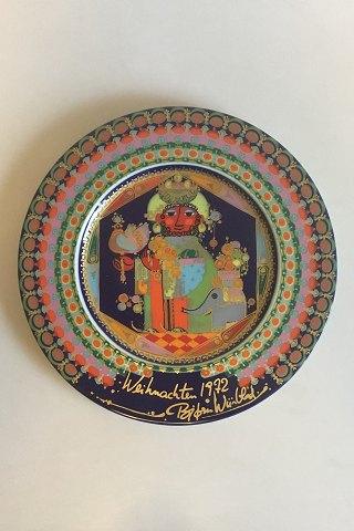Bjørn Wiinblad Rosenthal Weihnachtsteller von 1972