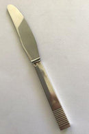 Georg Jensen Sterling Sølv Relief Middagskniv No 014