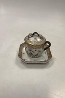 Royal Copenhagen Privat gemalt Flora Danica Cremetasse Nr 3514