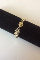 Georg Jensen Forgyldt Sølv 830 Armbånd No 18