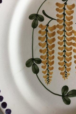 Aluminia Golden Rain (Goldregen) Ovale Schale Nr. 10/212