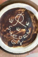 Rorstrand Stoneware Vase with Brown Glaze