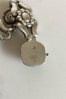 Georg Jensen スターリングシルバー ブレスレット フラワーオーナメント No.18