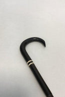 Antique Walking Cane with handle in horn and hardwood