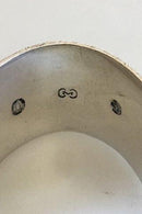 Cohr Silber Serviettenring mit Katze nach Maus