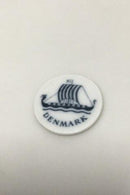 Bing & Grondahl Button mit Wikingerschiff und Dänemark