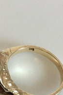 Ring aus 14 K Gold mit zwei Perlen