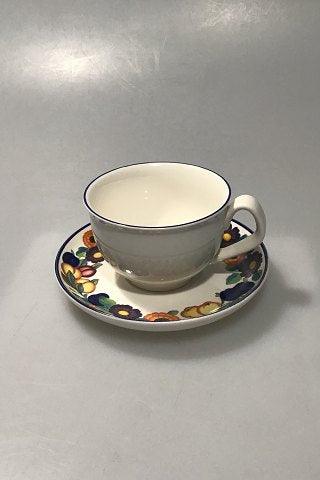 Royal Copenhagen Golden Summer Coffee Cup and Saucer No. 072+073