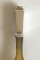 Georg Jensen Sterling Silber und Horn Pyramide Senflöffel Nr. 178