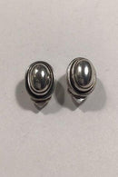Georg Jensen Sterling Silver Earrings No 86B (Clips)