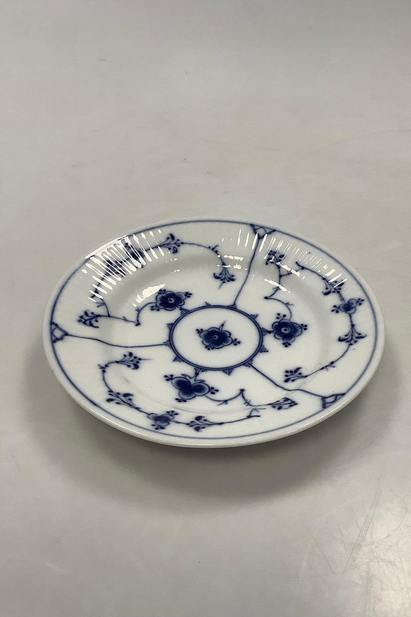 Bing和Grondahl蓝色/蓝色凹槽Riflet蛋糕盘