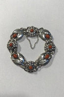 Georg Jensen Sterling Silver ブレスレット No 3 (アンバー)