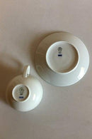 Royal Copenhagen Hvidpot Kaffekop og underkop No 6231