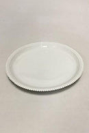 Royal Copenhagen Hvid Flora Danica Perle rund fad No 3566