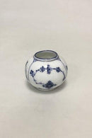 Royal Copenhagen Blaue geriffelte Umschlagvase Nr. 498