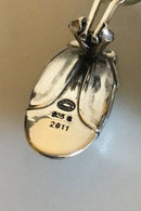 Georg Jensen Sterling Silber Jahr Ohrring 2011