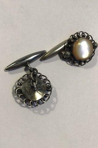 Georg Jensen Sølv Manchetknapper No 27 (1915-1927)