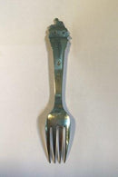 H.C. Andersen Fairy tale Child Fork in Silver. The Swineherd