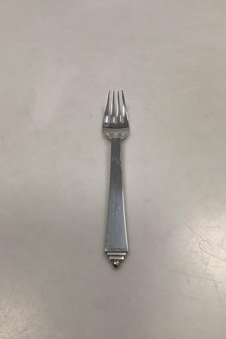 Georg Jensen Pyramid EPNS Silver Plated Lunch Fork