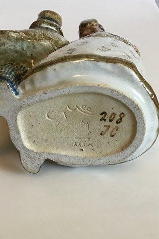 Bing & Grøndahl Stentøjsfigur af Borgerpar No 208 PMN