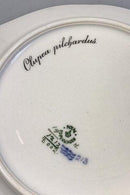 Royal Copenhagen Blå Fisketallerken med Guld No 1212/3002.