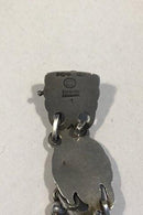 Georg Jensen Sterling Silver Necklace No 1 Raven&Chrysoprase （ジョージ ジェンセン スターリング シルバー ネックレス No 1 レイブン＆クリソプレーズ