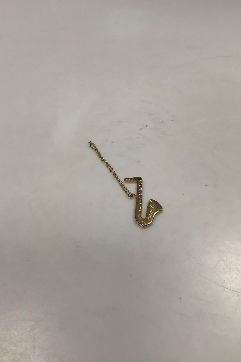 Georg Jensen Ornament Forgyldt Saxofon 1996