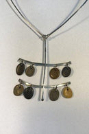 "Georg Jensen" Vivianna Torun Bülow-Hübe银质项链 自己的工作室Unika