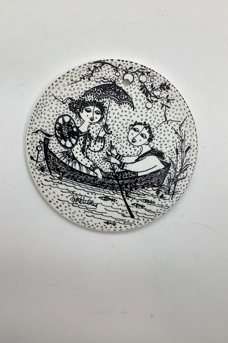 Bjørn Wiinblad: July plate from Nymølle 