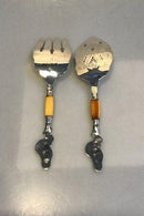 Just Andersen Sølv Fiskeserveringsbestik(2)