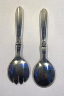 Karina Silver Salad Serving Set