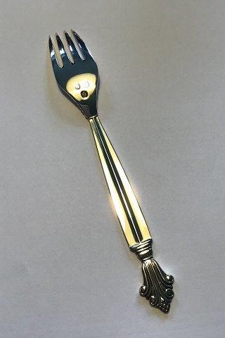 Georg Jensen Sølv Dronning Barnegaffel No 082