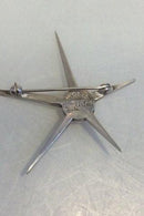 Ray Urban Silber Brosche mit Amethyst Steinen