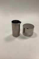 Stelton Cylinda-Line Flødekande og Sukkerskål sæt i rustfrit stål