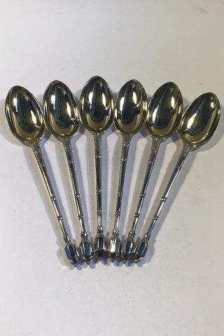 V. Christensen Silver Set of 6 Coffee Spoons