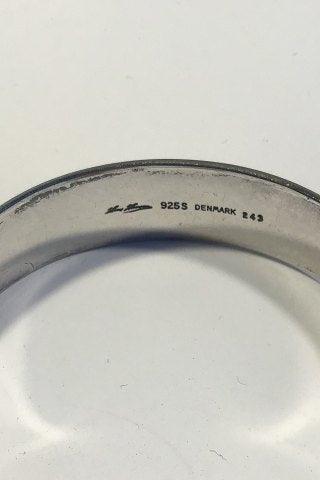 Hans Hansen Sterling Sølv Armring No 243 Lilla Quartz