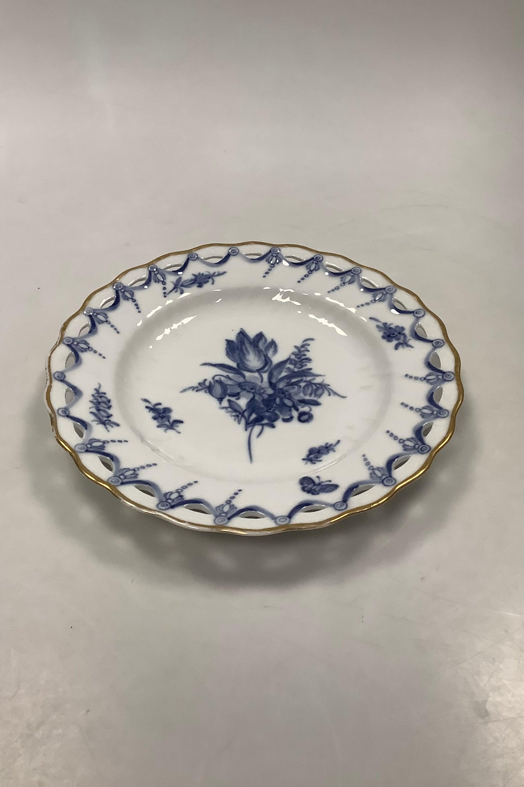 アンティーク ロイヤルコペンハーゲン ブルーフラワー 透かし彫り