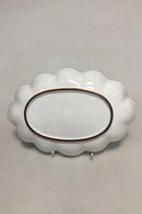 Ovale Schale aus chinesischem Kanton-Email.