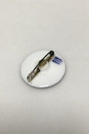 Royal Copenhagen brosche i porcelæn.